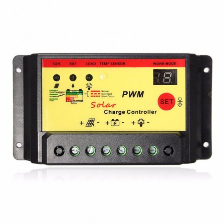 10A 12/24V контроллер зарядки Time/light солнечная